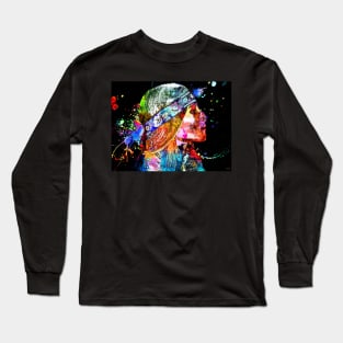 Native American Woman Long Sleeve T-Shirt